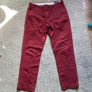 Ralph Lauren 30x30 Men's Deep Red Chinos